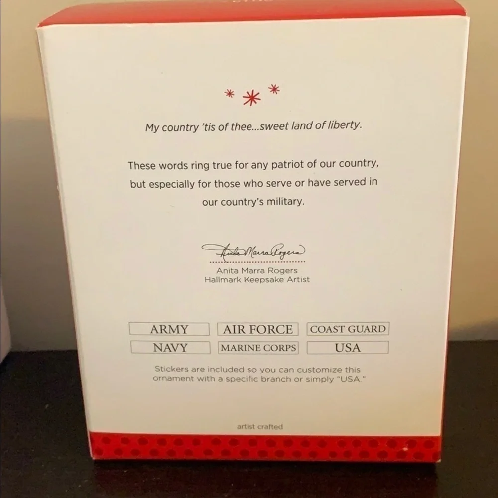 Hallmark Keepsake United We Stand ornament new